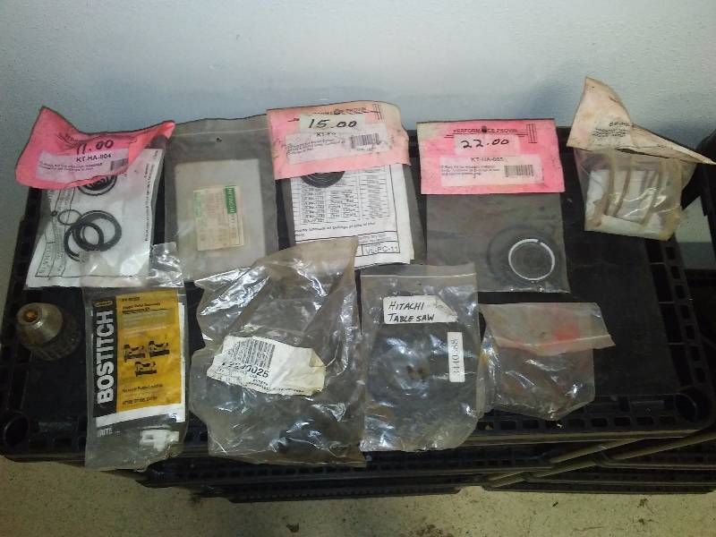 lot 85 image: O-Ring Replacement Parts (9) Bostitch Porter Cable and Hitachi