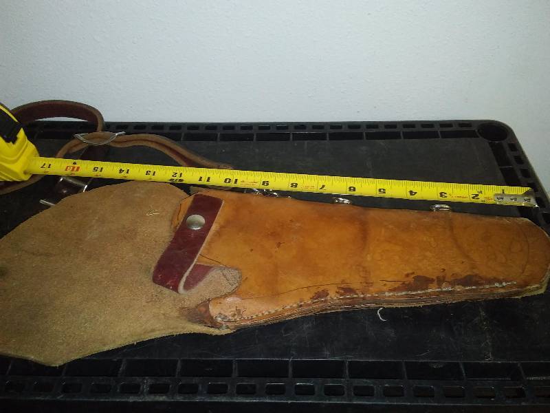 lot 152 image: Leather Holster and shoulder strap
