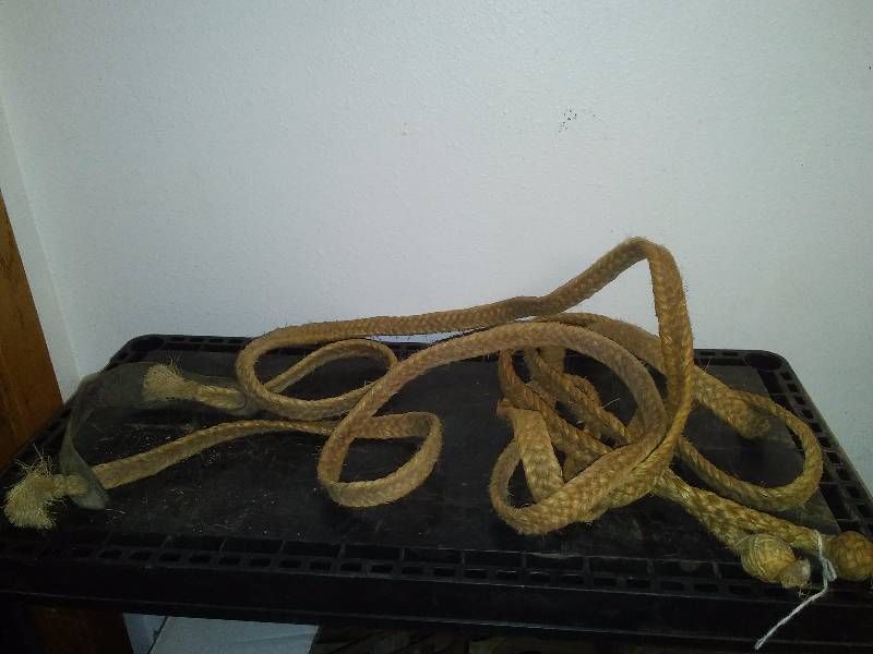 lot 159 image: Reins, Jute Braided, 8ft.