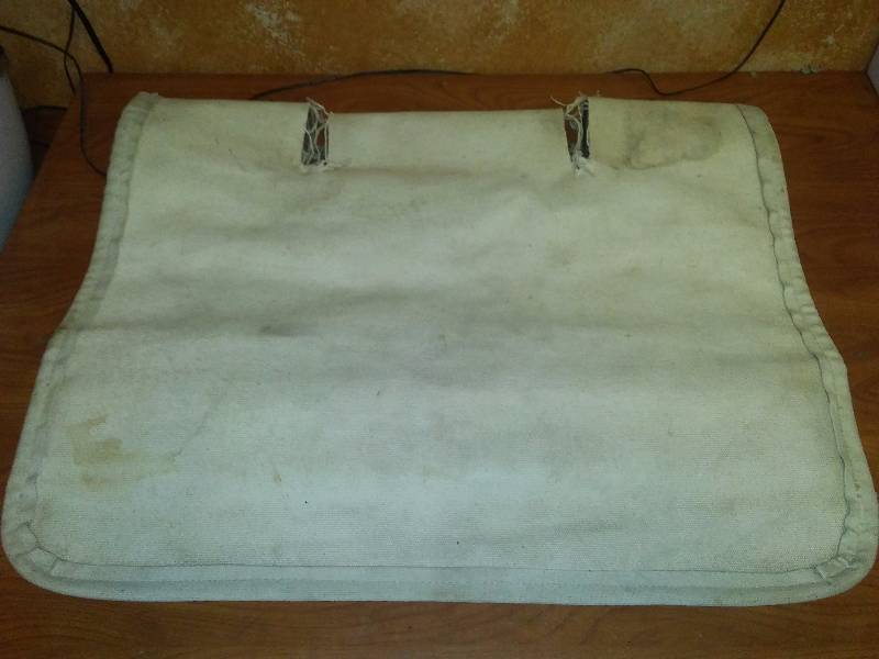 lot 176 image: Canvas Mule Pack with wood Stays