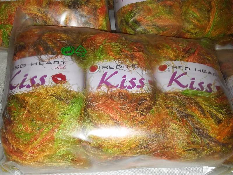 lot 45 image: Red Heart, Kiss (33 skeins), Elf, Nylon, Made in Italy