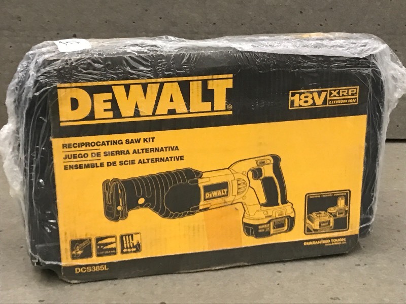 lot 10 image: New DeWalt DCS385L Recprocating Saw...