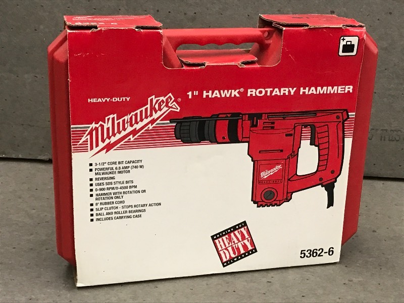 lot 11 image: New Milwaukee 5362-6 Hawk 1 Rota...