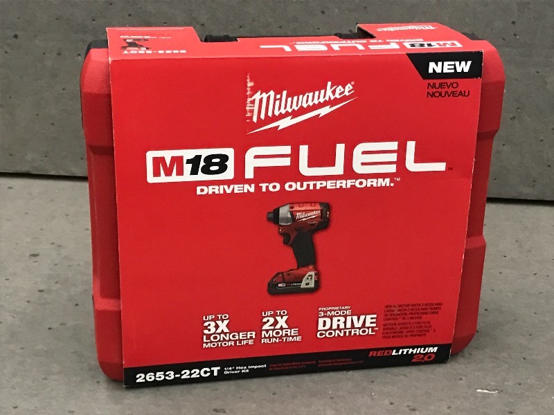 lot 13 image: New Milwaukee M18 Fuel 14 Hex Imp...