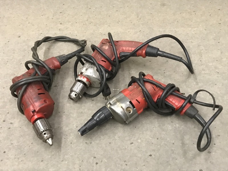 lot 44 image: Lot Of (2) 110Volt Milwaukee 12 ...