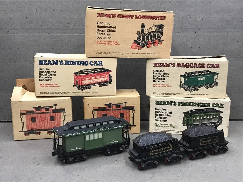 lot 52 image: Lot Of (8) Beams Collectible Decan...