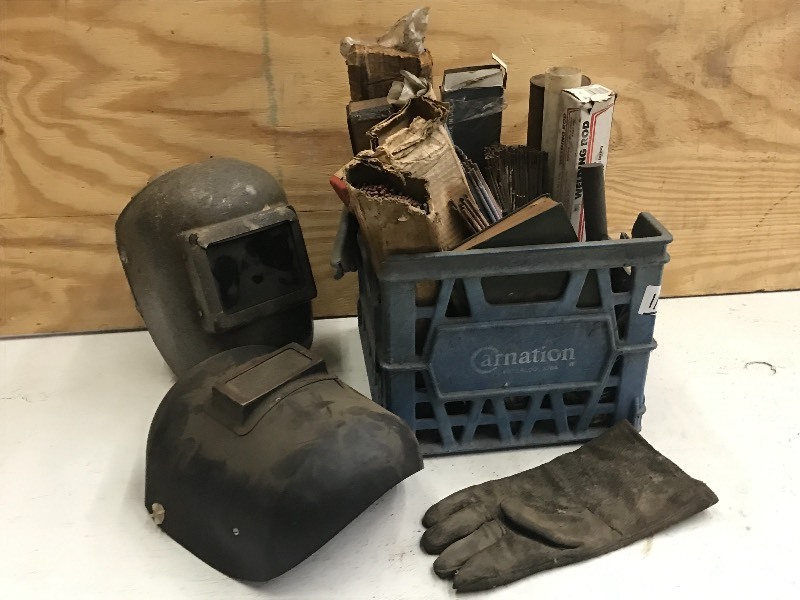 lot 118 image: Crate Of Assorted Welding Rod & Wel...