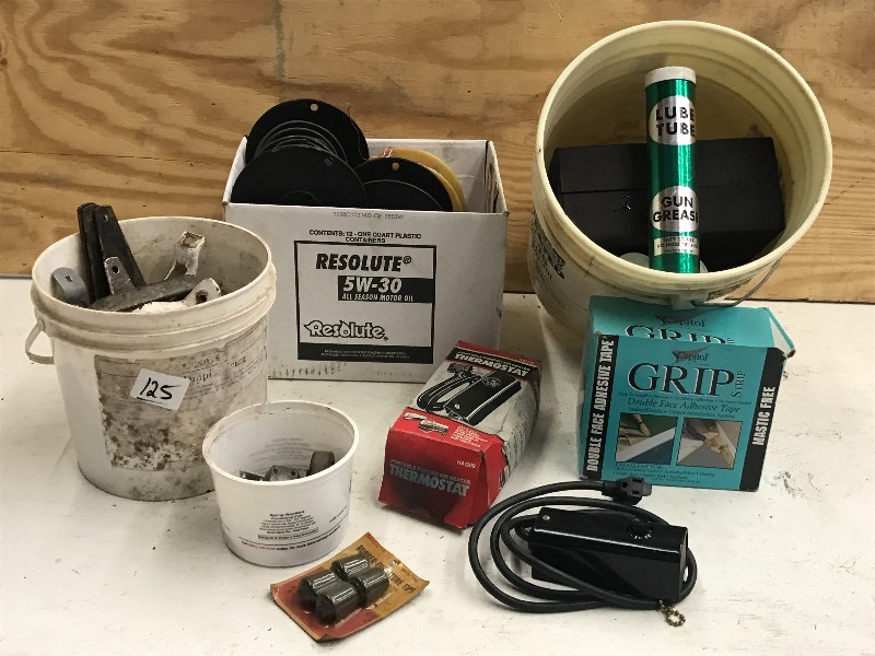 lot 125 image: Lot Of Assorted Box Of Wire Spools...