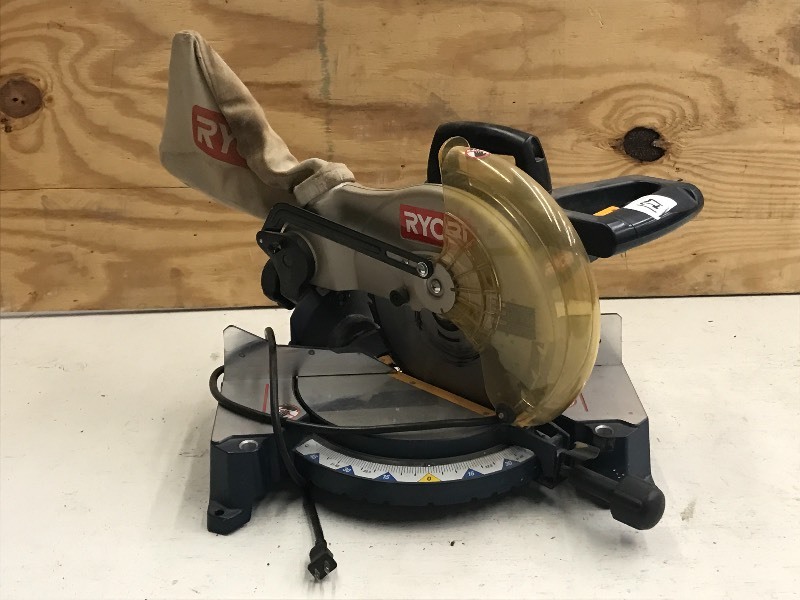 lot 127 image: Ryobi 10 Compound Miter Saw ...
