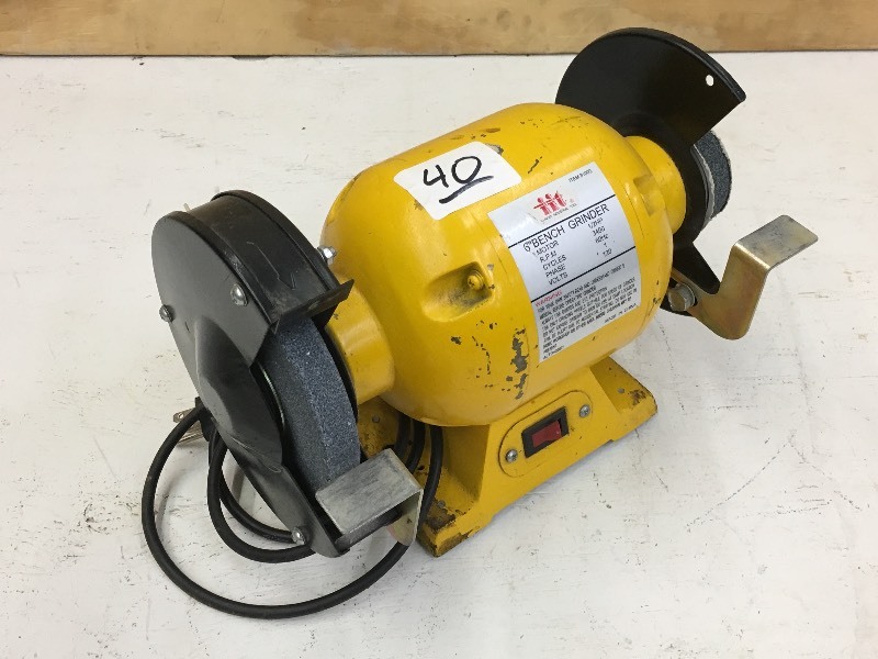 lot 40 image: 6 110Volt Dual-Wheel Bench Grinder...