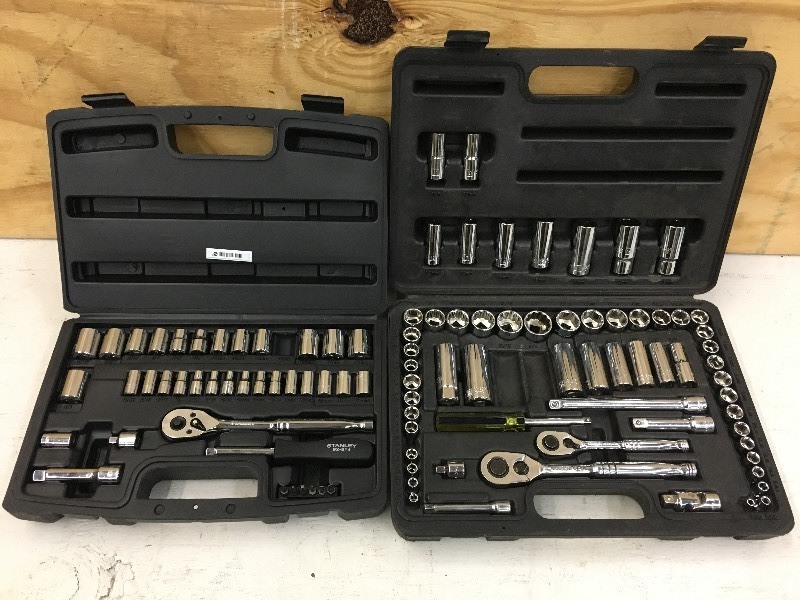 lot 75 image: Lot Of (2) Stanley Portanle Tool Se...