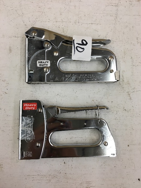 lot 90 image: (2) Stanley Heavy Duty Staple Guns ...