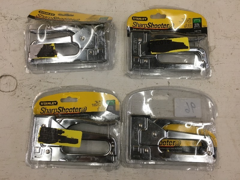 lot 96 image: (4) Stanley Staple Guns, New ...