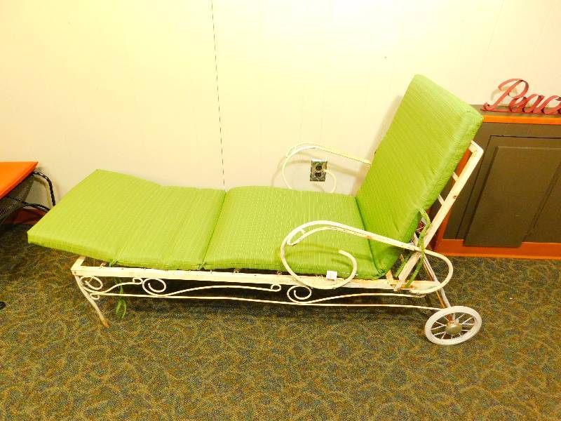 Antique Patio Chaise Lounge