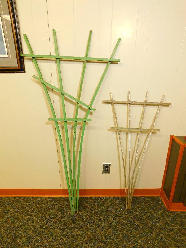 (2) Vintage Fan Trellis - 48 and 68