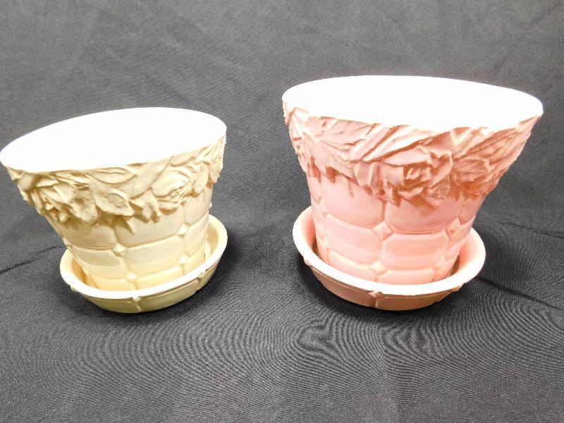 2 McCoy Pottery Planters