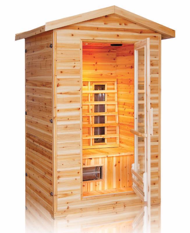 New - 2 Person Outdoor Infrared Sauna | New Infrared Saunas | K-BID