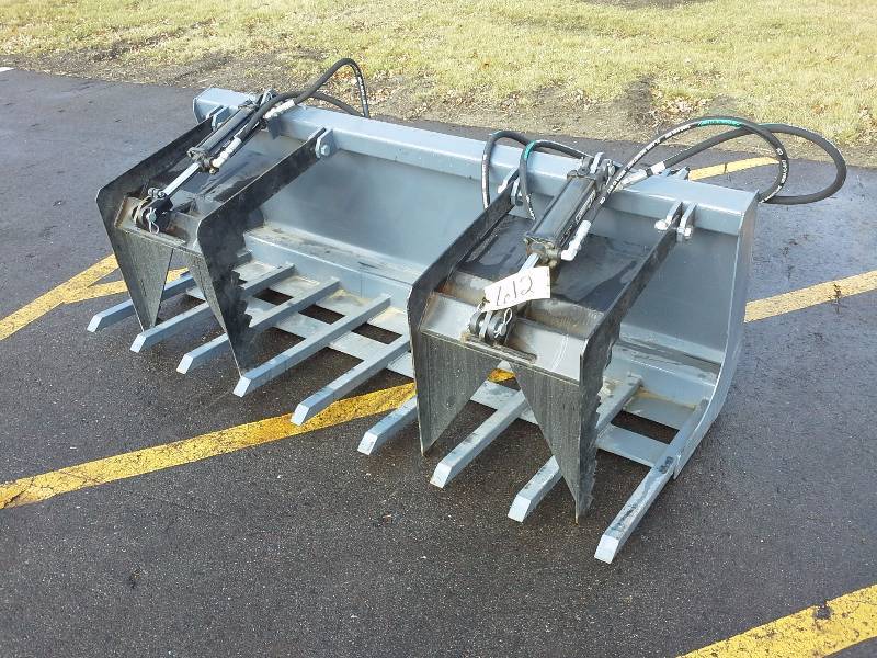 72 Double Grappler Bucket (Skid Steer Attachment)
