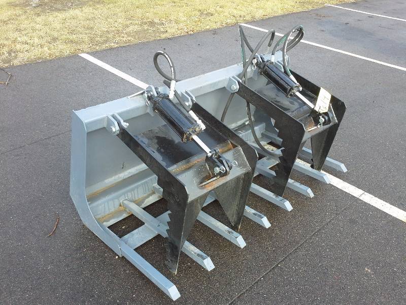 60 Double Grappler Bucket (Skid Steer Attachment)