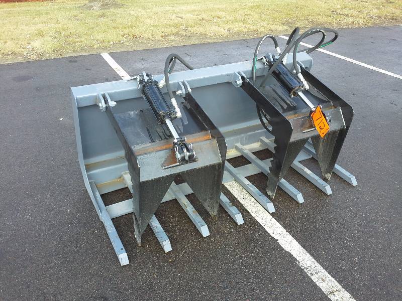 60 Double Grappler Bucket (Skid Steer Attachment)