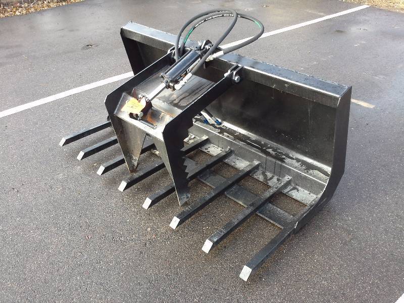 60 Single Grappler Bucket (Skid Steer Attachment)