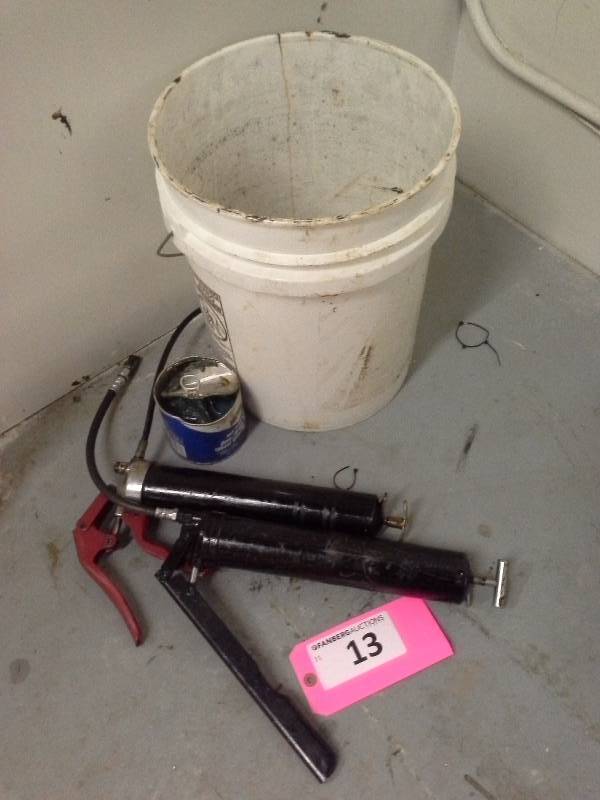 lot 13 image: Pair of Grease Guns