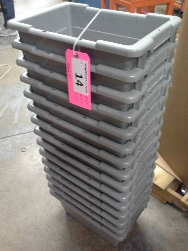 lot 14 image: (15) Plastic Bins