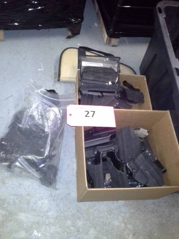 lot 27 image: Large Lot of Holsters, Conceal Accessories
