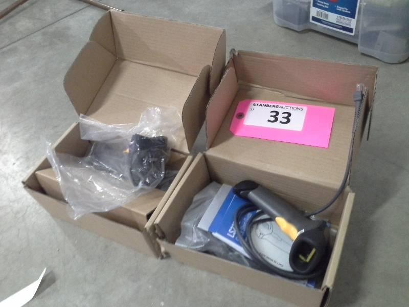 lot 33 image: Three New Hand Scanners