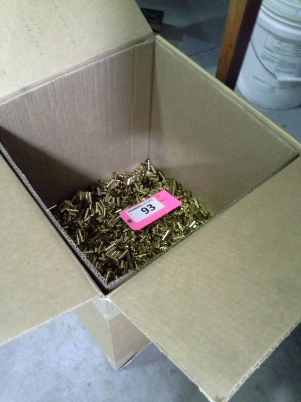 lot 93 image: Box of new 38 Special Brass
