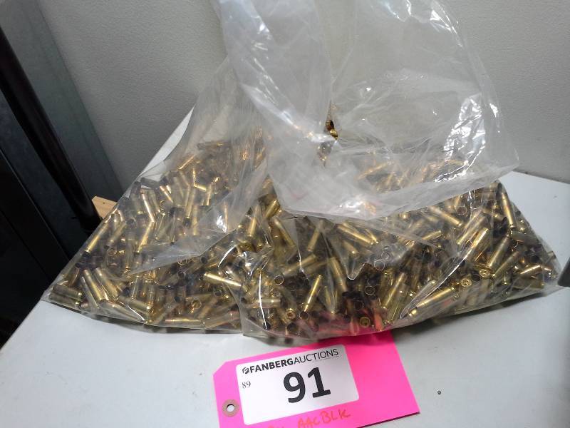 lot 91 image: Bag of 300 AACBLK Brass