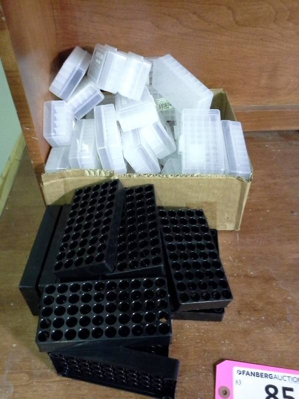 lot 85 image: Assorted Ammo Trays and Flip-Top Boxes