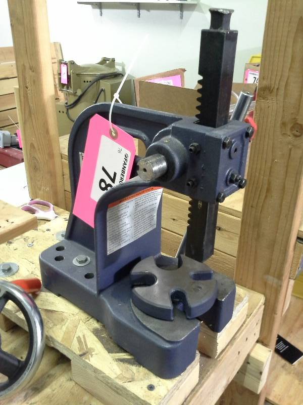 lot 78 image: Palmgren 1 Ton Arbor Press