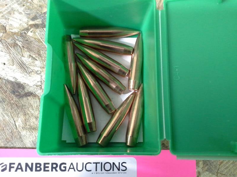 lot 109 image: 338 Cal Bullets, About 11