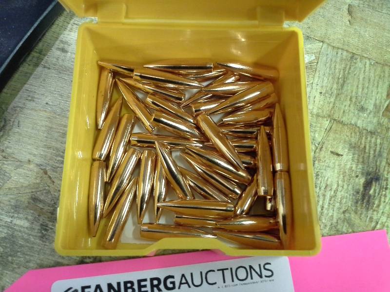 lot 110 image: 6.5mm 120 Grain Bullets, About 35