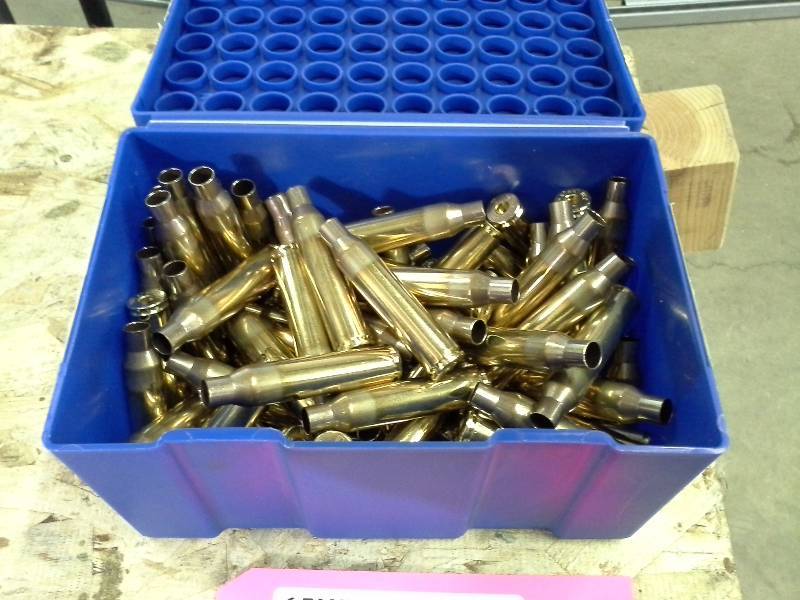 lot 114 image: .338 Lapua Magnum Brass, About 75