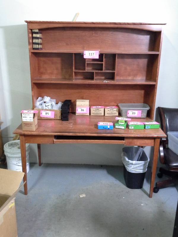 lot 117 image: Wooden Desk