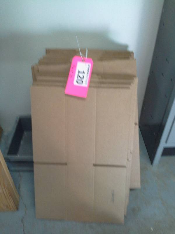 lot 120 image: Misc. Shipping Boxes, About 60 in total