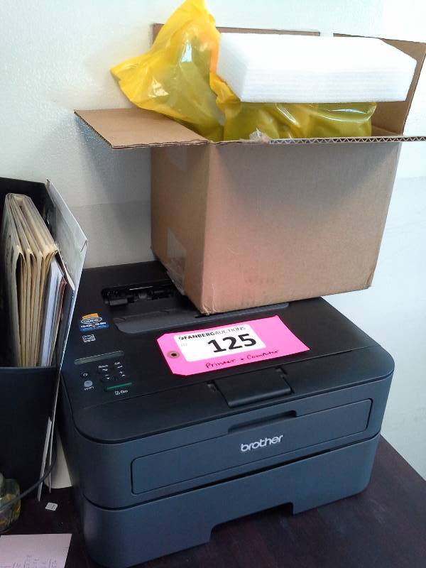 lot 125 image: Printer and Monitor