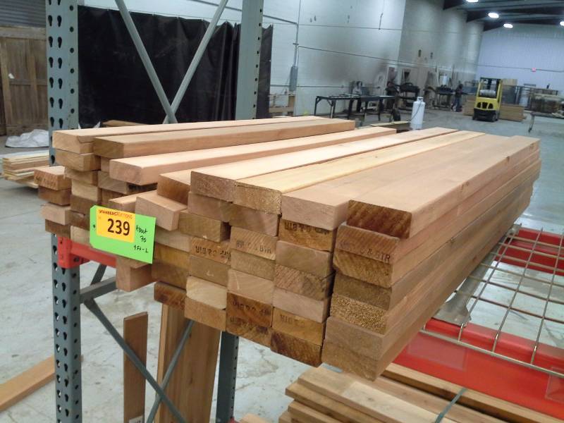 lot 239 image: 2 x 4 x 4 Cedar Boards