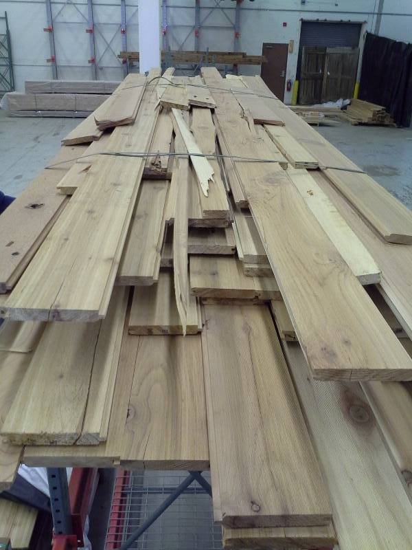 lot 244 image: Misc. Tongue and Groove Cedar