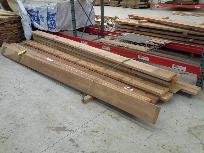 lot 251 image: Pile of 12 Cedar Planks