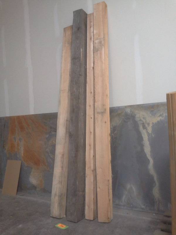 lot 295 image: Four 6 x 6 x 8 Beams