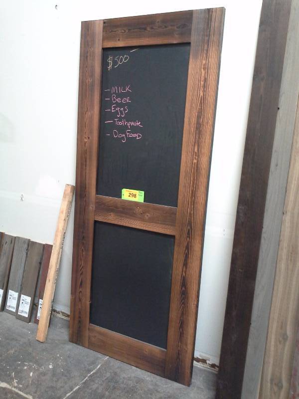 lot 298 image: Chalkboard Door