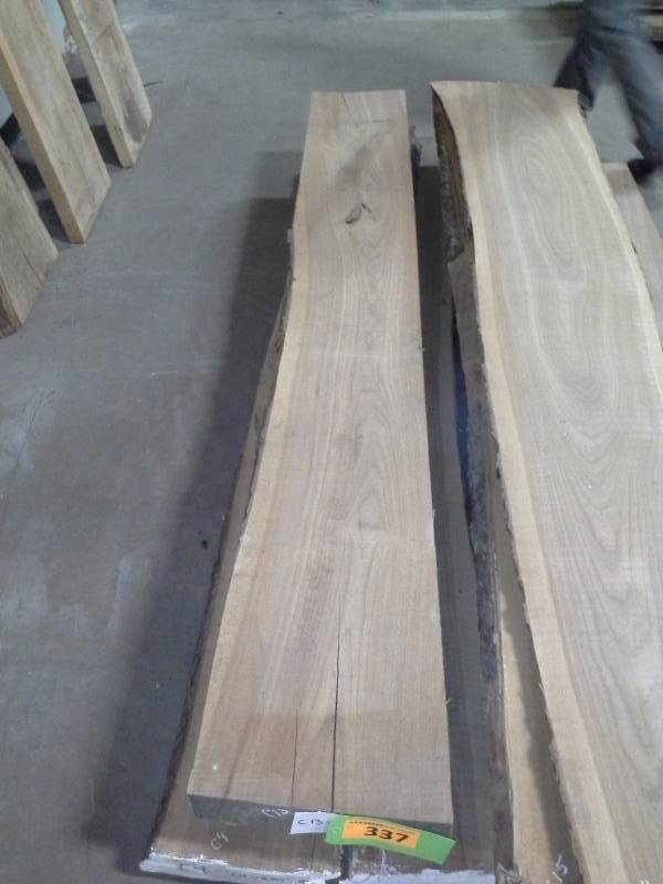 lot 337 image: 8 Live Edge Cherry 2.75 Thick Slab