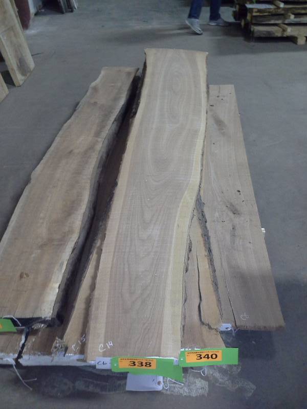 lot 338 image: 8 Live Edge Cherry Slab