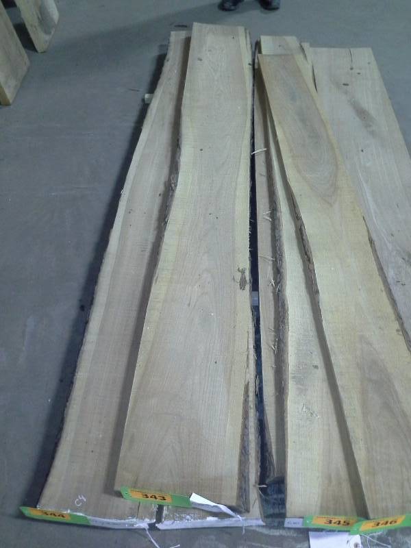 lot 343 image: 8 Live Edge Cherry 2 Thick Slab