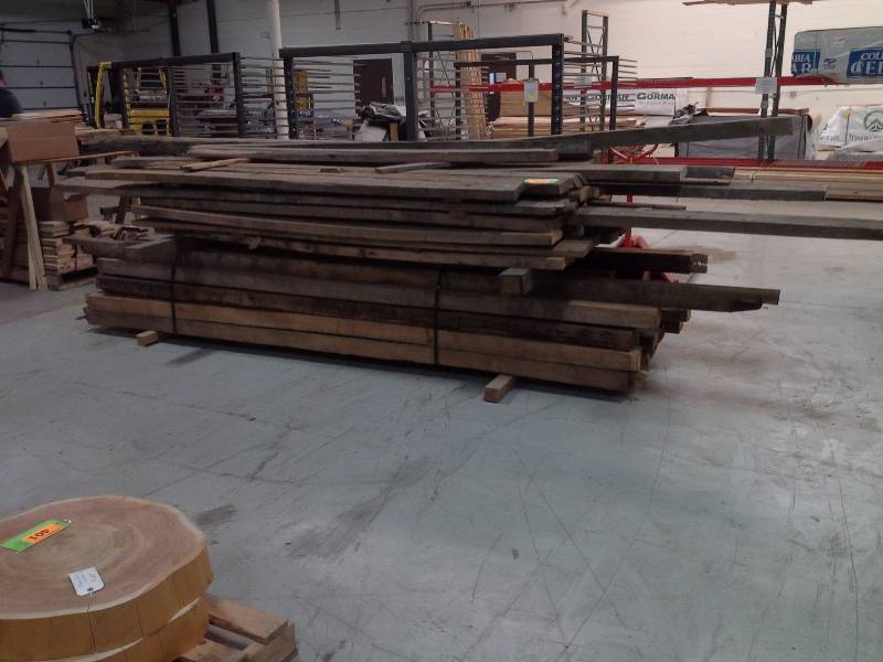 lot 397 image: Pile of Misc. Reclaimed Boards and Beams, Most 2 Thick