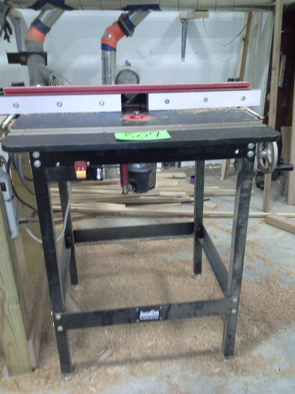 lot 507 image: Jessem Toll Company Model 02202 Router and Table