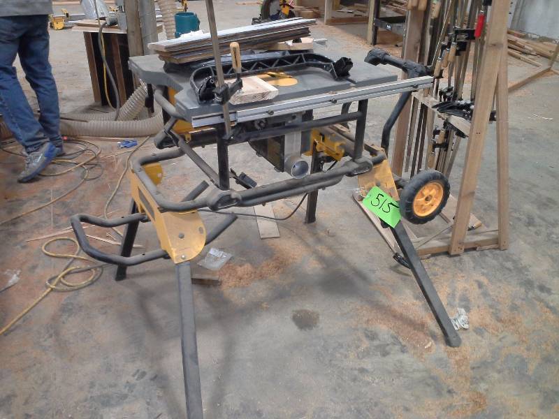 lot 515 image: DeWalt DWE 7491 Portable Table Saw